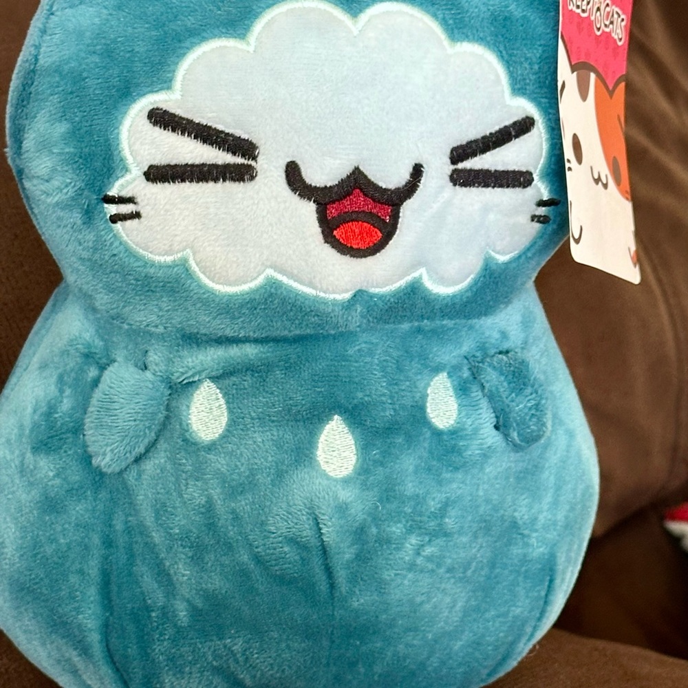 KleptoCats Oli Blue Cat 8" Plush Stuffed Animal NWT